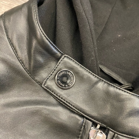 Karl Lagerfeld leather jacket - Picture 4 of 7
